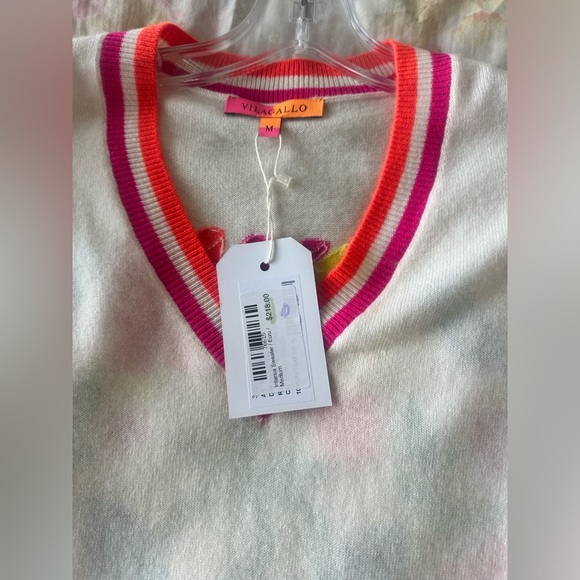 Intarsia FUN TASTIC sweater. Vilagallo Brand - Picture 5 of 8